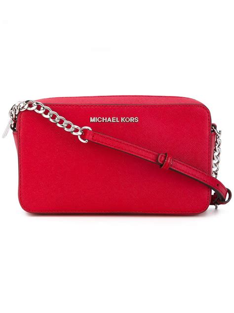 women's michael kors red purse|red Michael Kors crossbody purse.